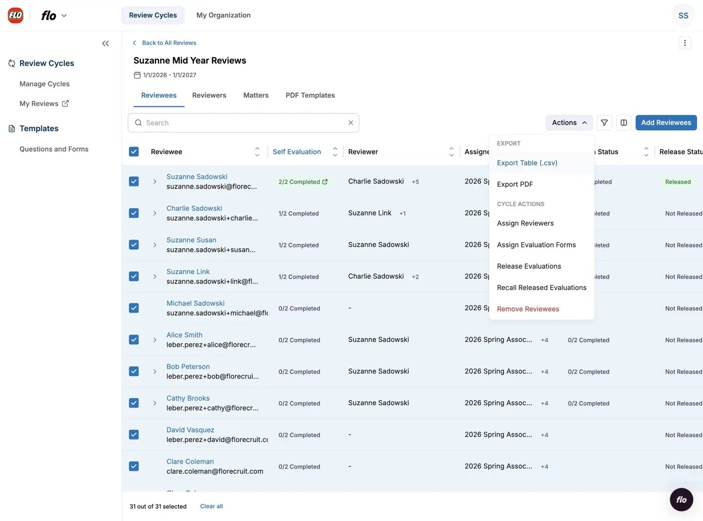 Download to CSV