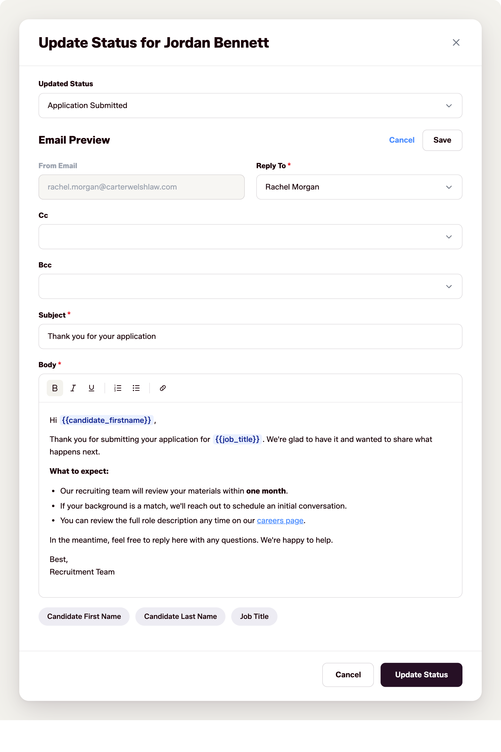 Rich Text Email Composer