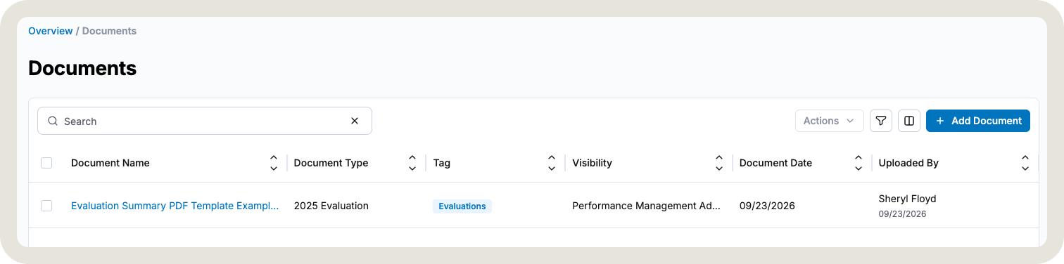 add document to profile - rounded