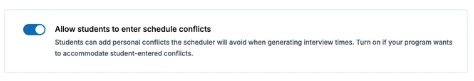 student scheduling conflict