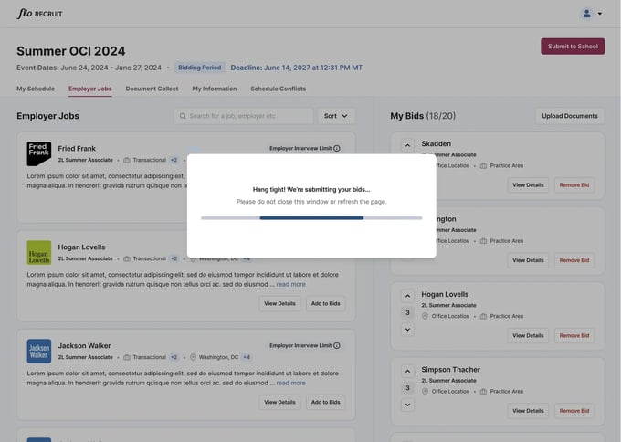 Submitting Bids in Flo
